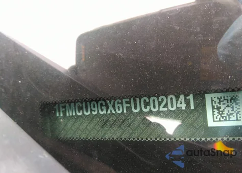 2015 Ford Escape Se из США, поврежденный, VIN 1FMCU9GX6FUC02041